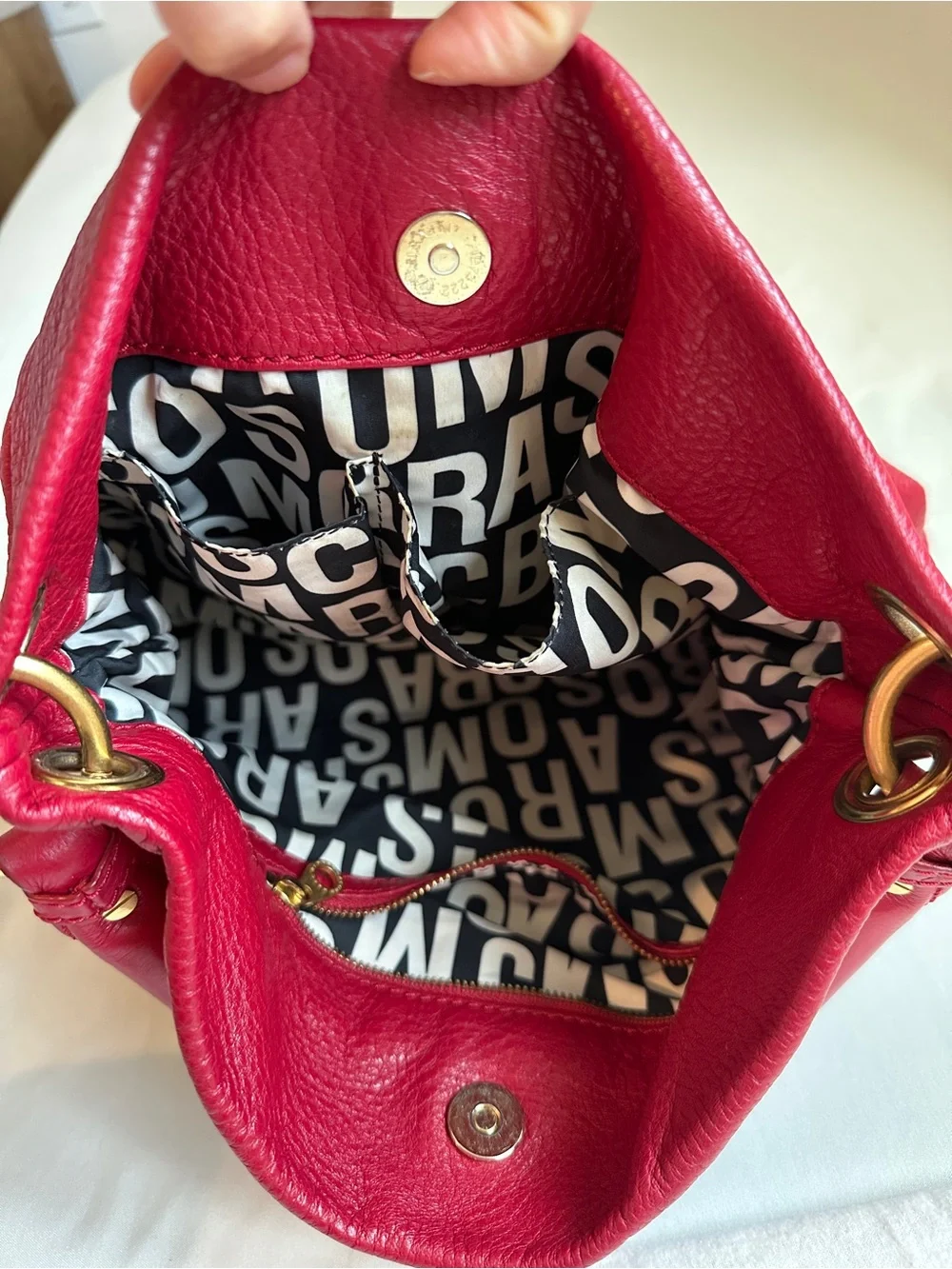 Marc by Marc Jacobs Classic Q Hillier Leather Hobo Bag with Detachable Strap